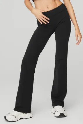 Airbrush Low-Rise Bootcut Legging - Black