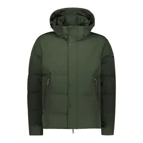 Army Green 4X4 Stretch Save the Sea Puffer Jacket