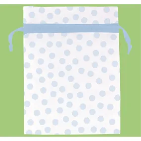 Blue Dots Organza Bags 12pk