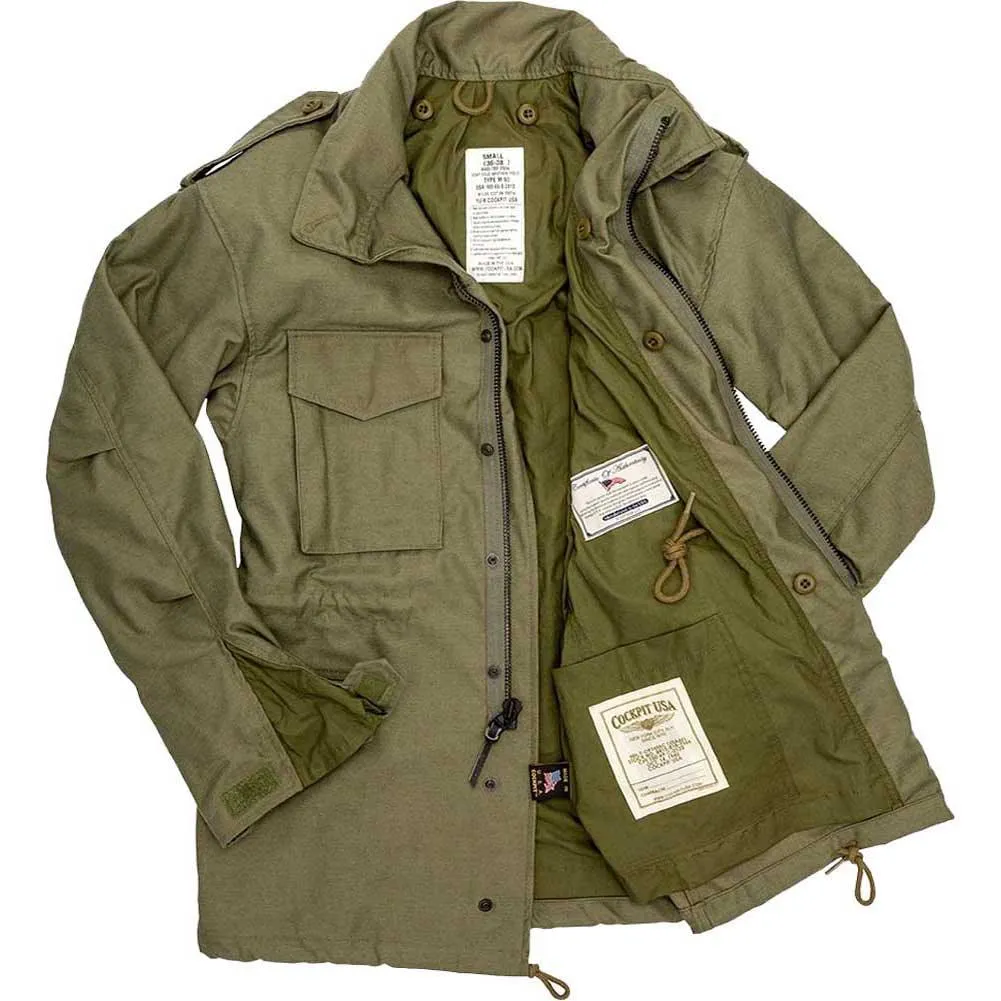 Cockpit USA Mens Military Spec M65 Field Jacket