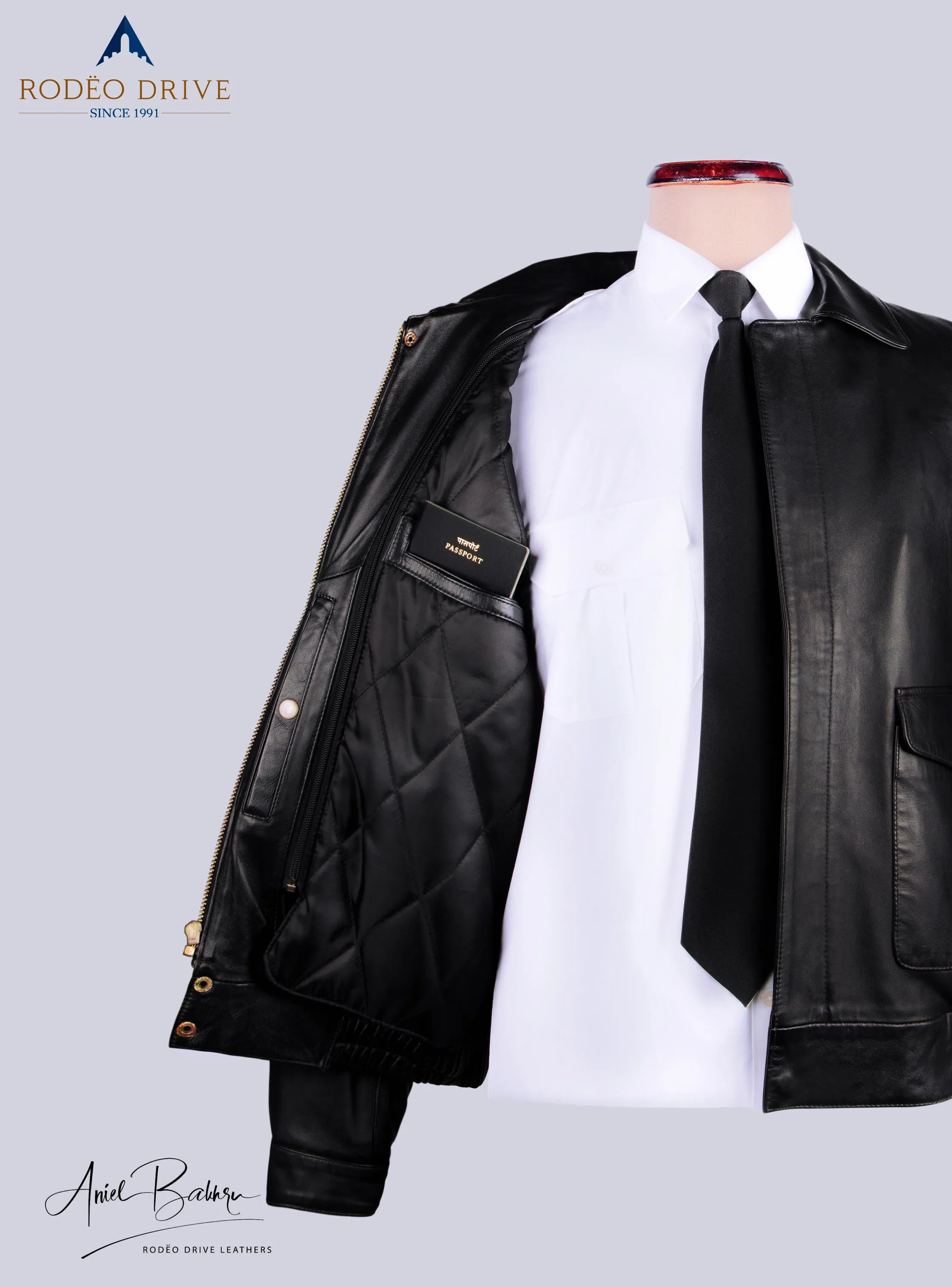 FedEx UNIFORM LEATHER JACKETS MEN