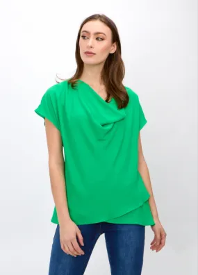 Joseph Ribkoff island green top