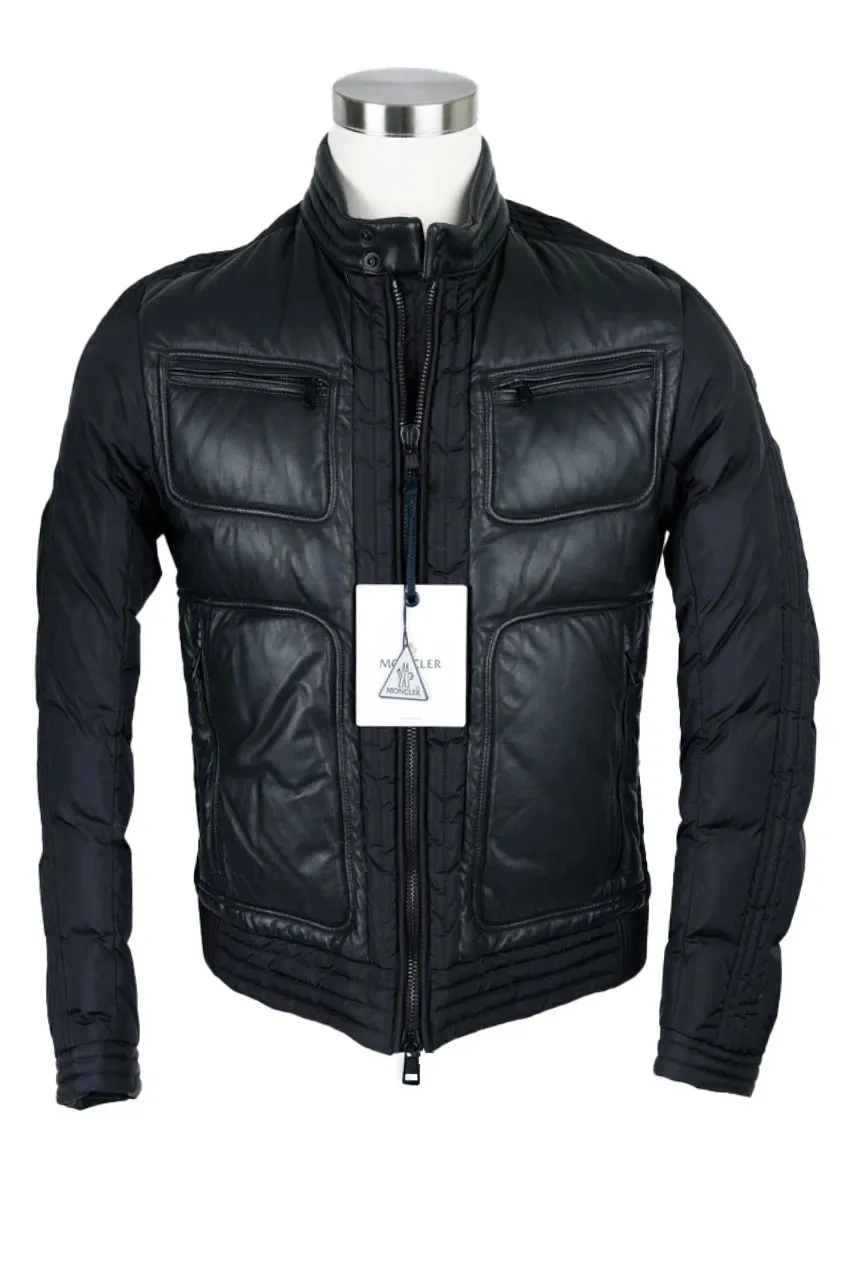 Leather Poly Puffer