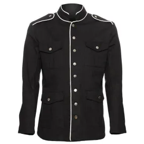 Men Military Band Gothic Coat