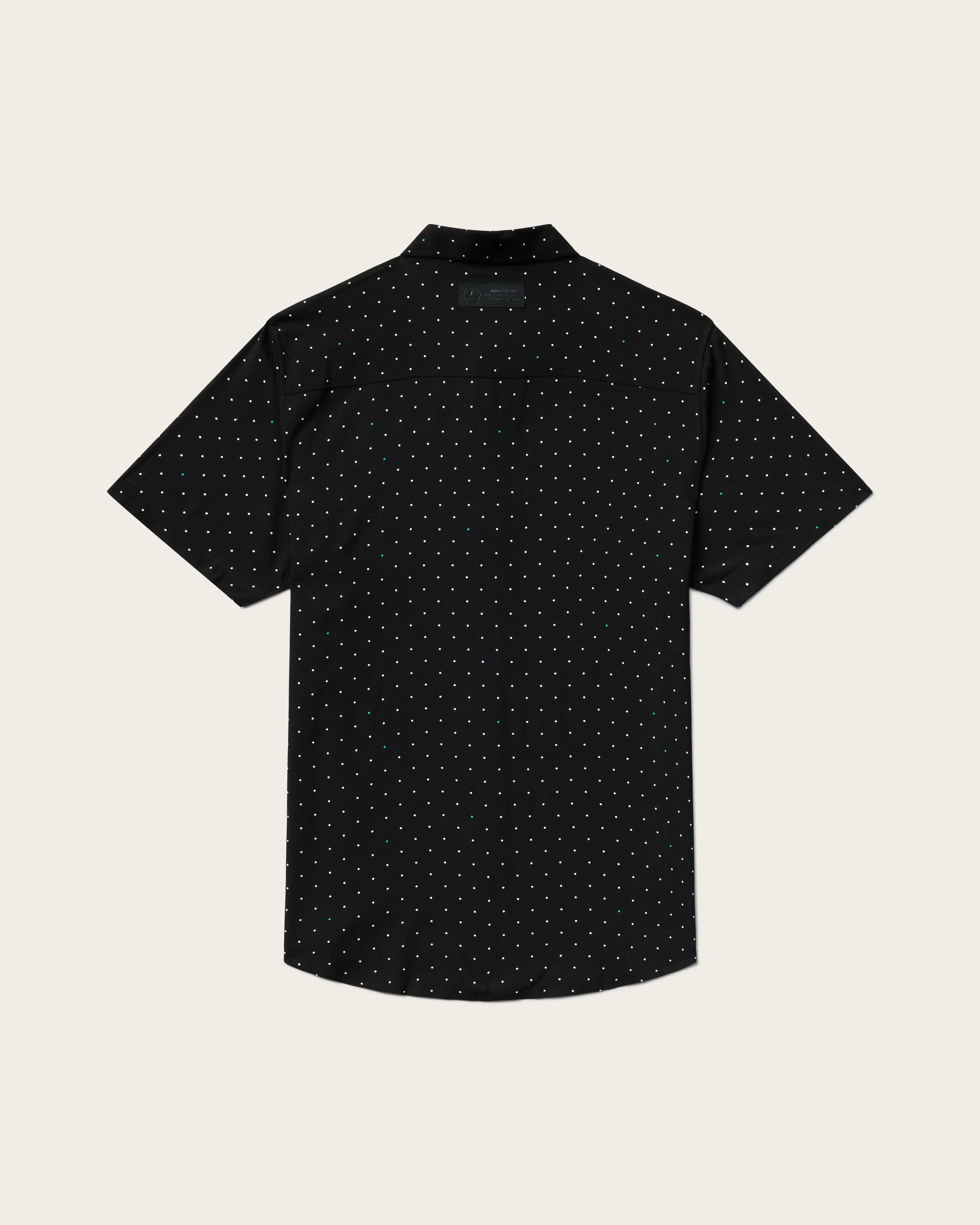 Mens Polka Dot Shirt Black