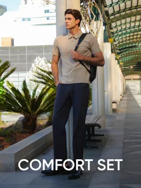 Men's Smart Comfort Set (Polo & Trouser)