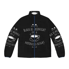 "Black As Midnight" Twin Peaks Inspired Puffer Jacket