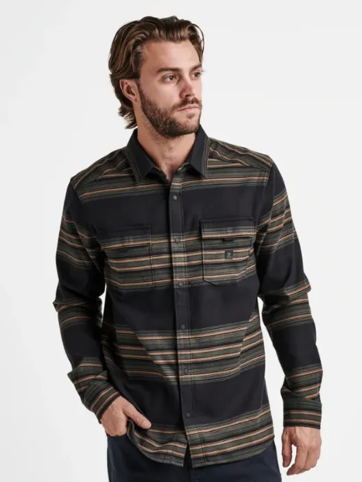 ROARK - Diablo Long Sleeve Flannel - Black/Military