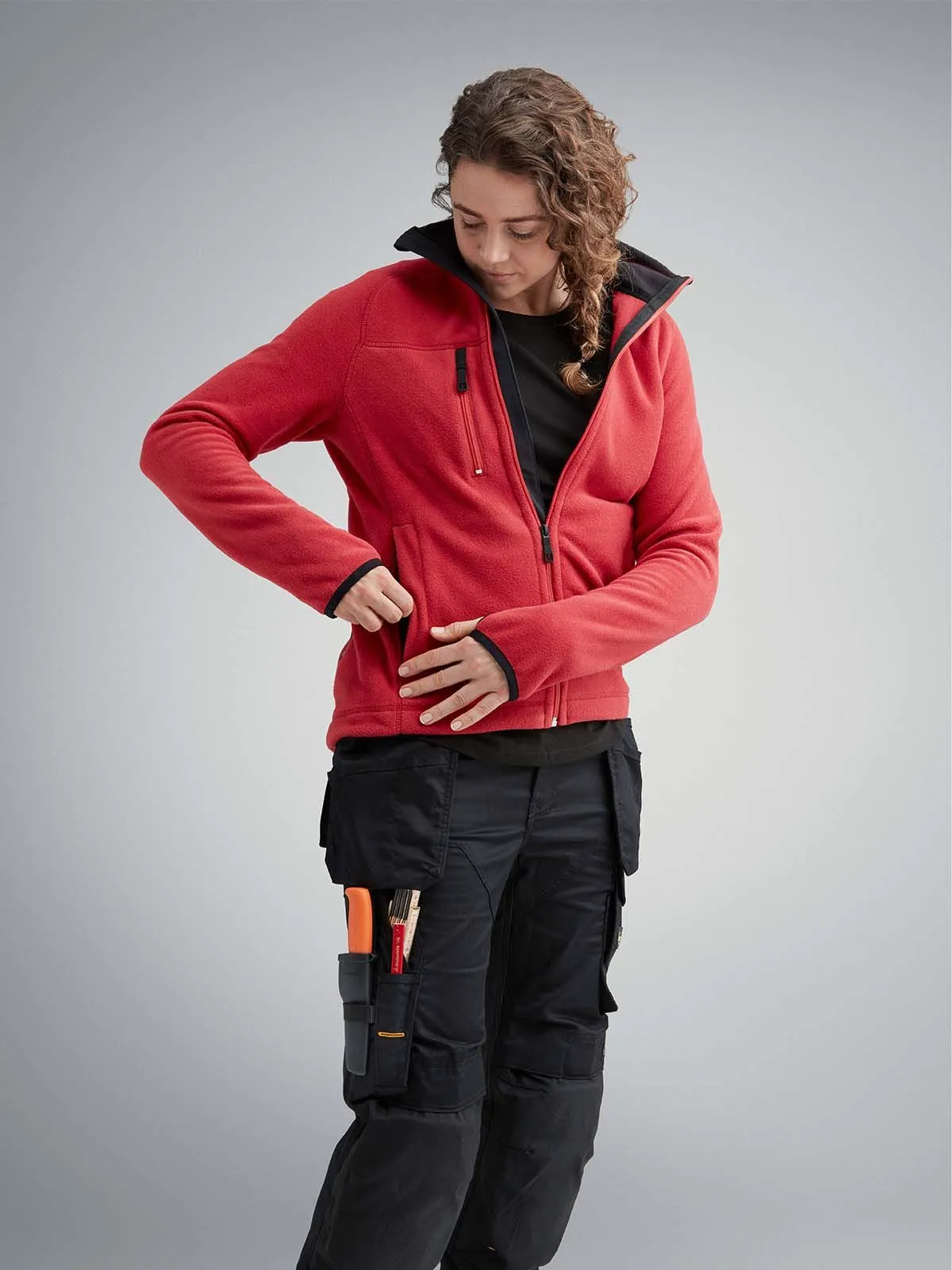 Snickers&#x20;8027&#x20;AllroundWork&#x20;Polartec&#xAE;&#x20;Women&#x27;s&#x20;Fleece&#x20;Jack